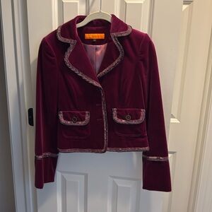 Vintage Cynthia Steffe Velvet Blazer - size 6
